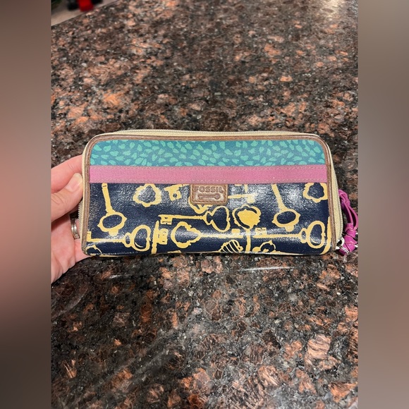 Fossil Key-Per Cross body bag with matching wallet - Picture 6 of 9